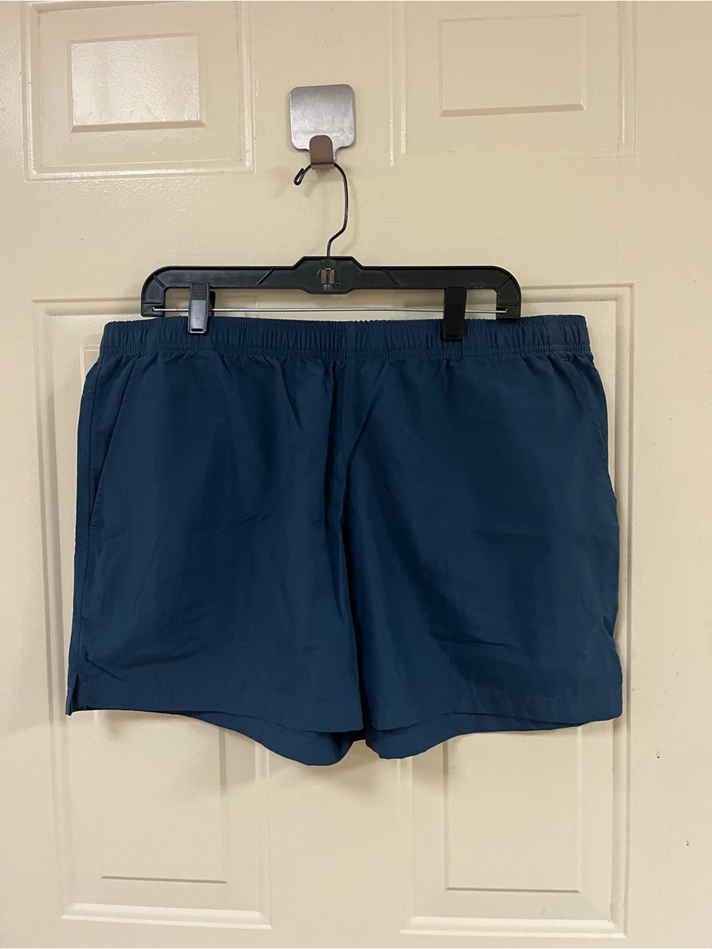 Columbia Blue Elastic Waist Athletic Shorts